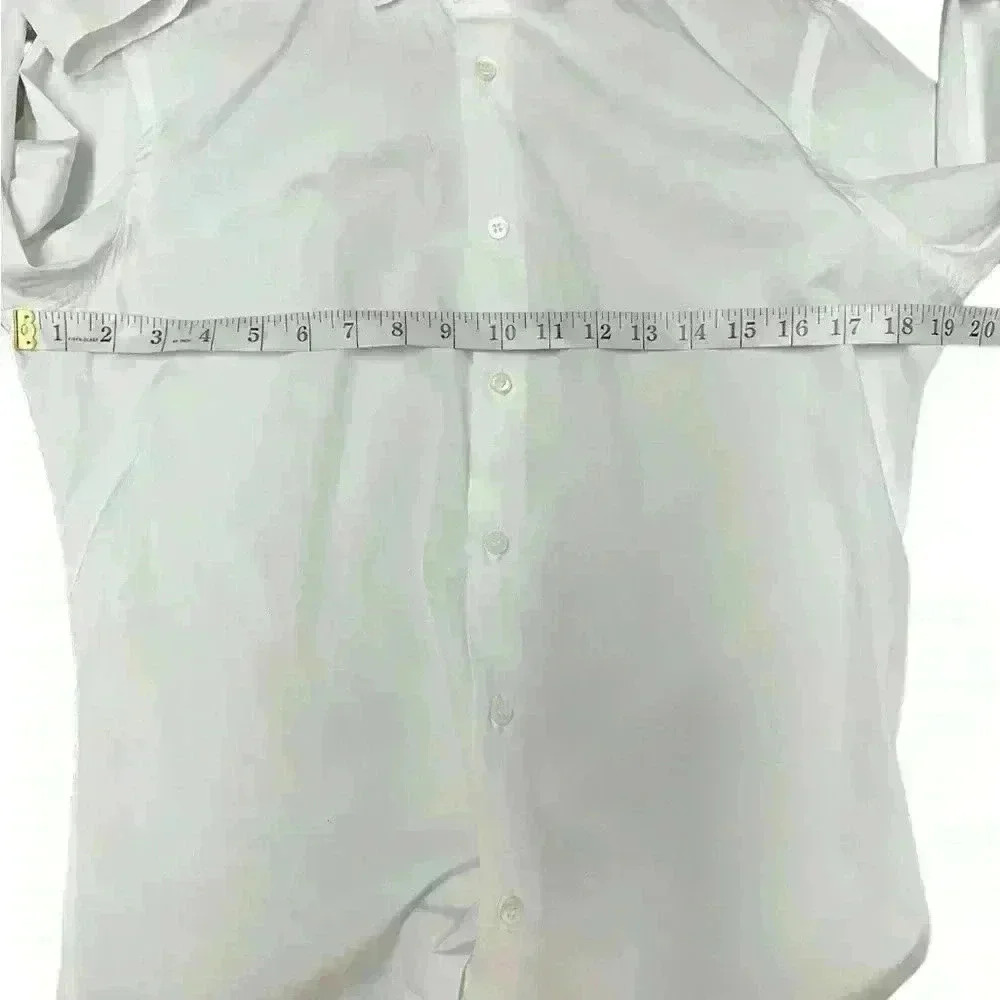 Prada 100% Cotton Classic  White Shirt - Picture 8 of 8